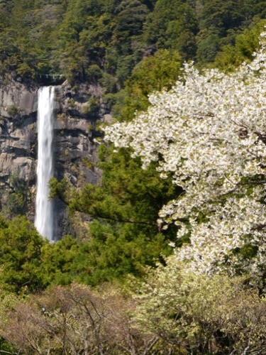 Postcard scene from a trip to Japan