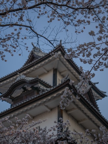 Postcard scene from a trip to Japan